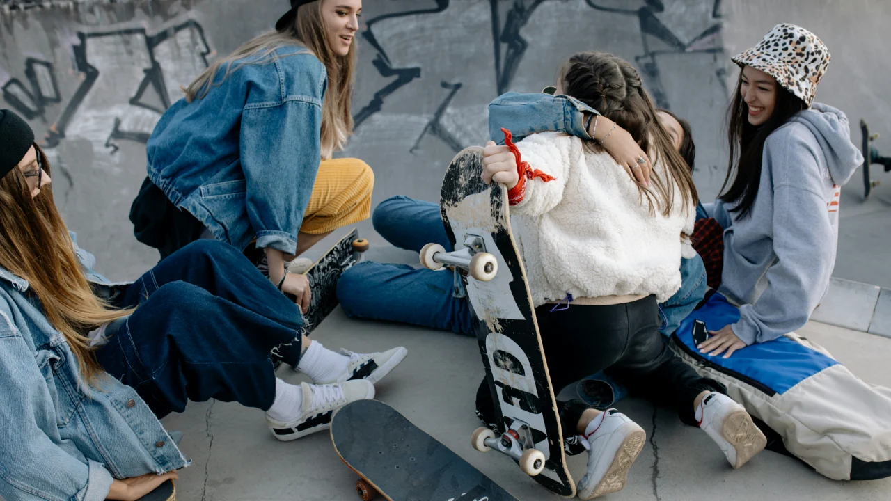 le skate une famille